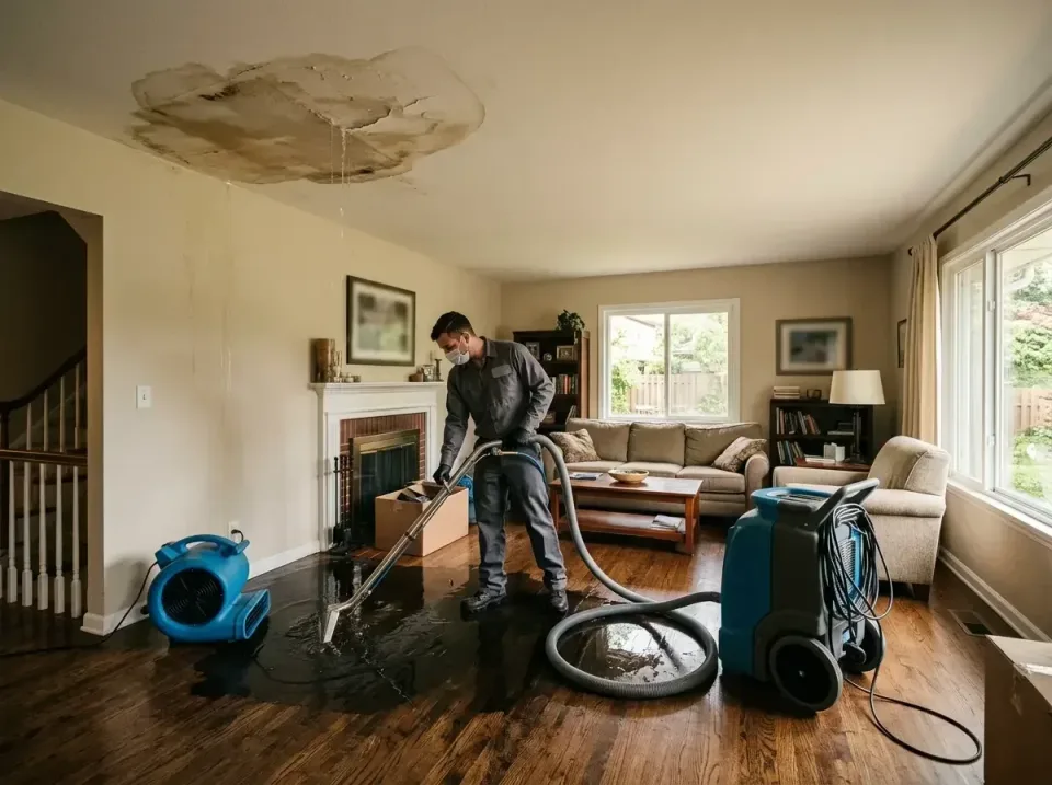 attic-pipe-burst-ceiling-drip-008 — frequently asked questions, Water Damage Restoration & Carpet Care in Mosinee, WI